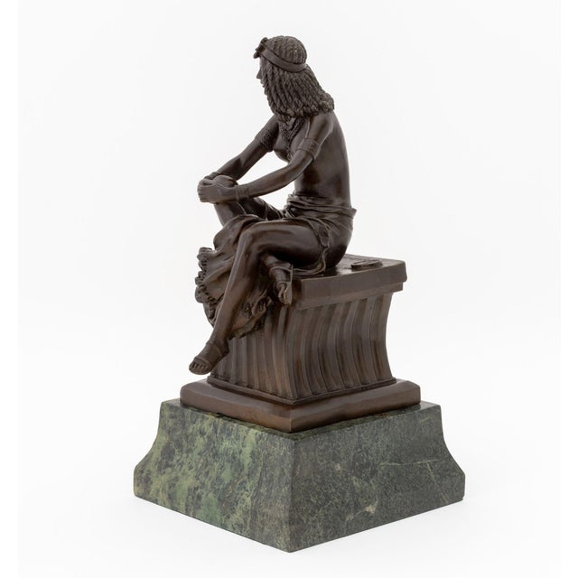 Bronze After d.h. Chiparus Cleopatra Patinated Bronze For Sale - Image 8 of 14