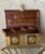 Mid 20th‑Century Spanish Colonial-Style Hand Hewn Walnut Wood & Brass Accent Box For Sale - Image 11 of 18