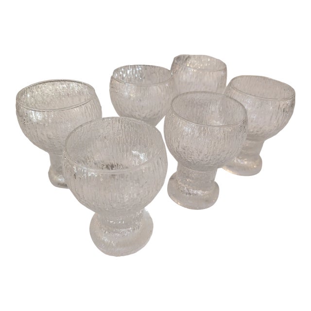 1970s Red Wine Kekkerit by Iittala- Set of 6 For Sale