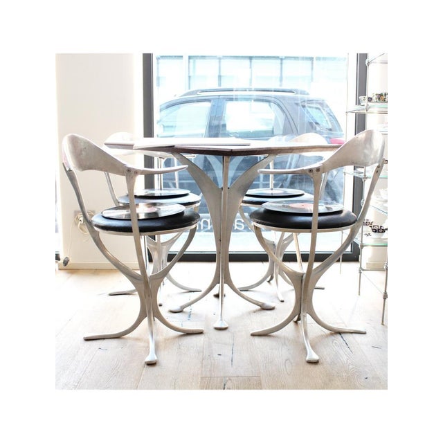 Square Dining Table and Chairs, Italy, 1920s, Set of 5 For Sale - Image 15 of 18