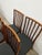Brown Set of 4 Vintage Mid Century Modern Dining Chairs Attributed to McIntosh For Sale - Image 8 of 8