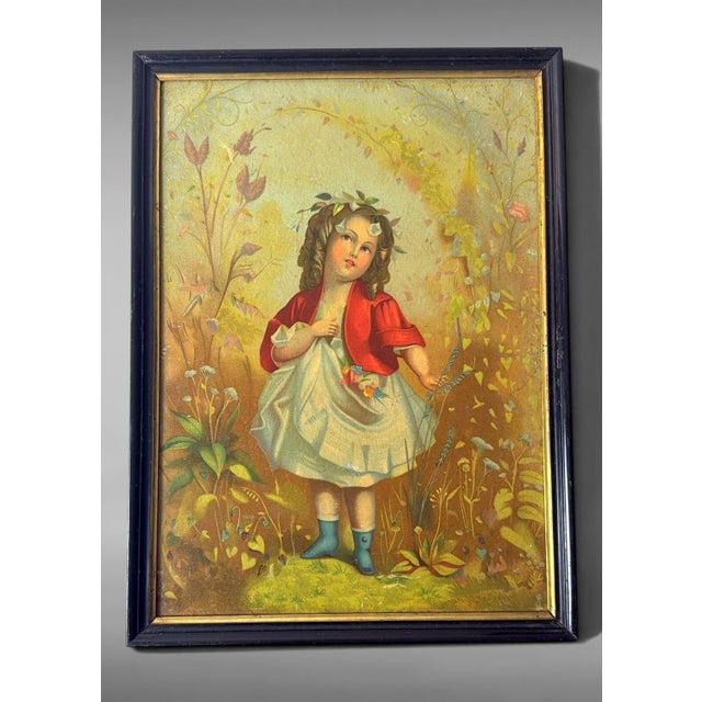 Wood Late 19th Century French Belle Époque Advertising Chromolithograph Pair For Sale - Image 7 of 17
