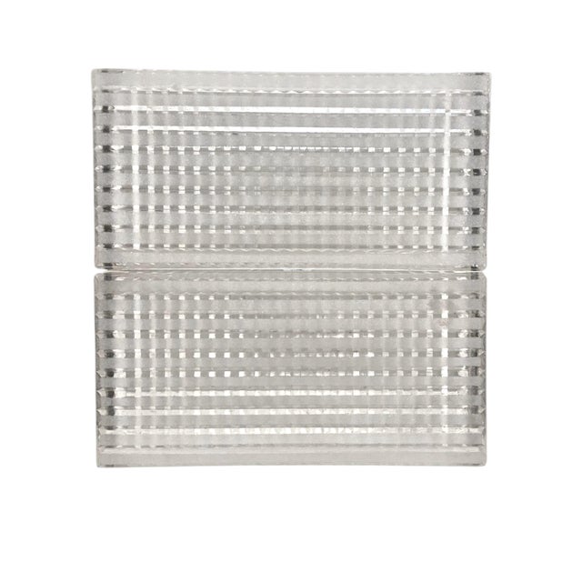 Mid 20th Century Modernist Original Flush-Mount Chandelier in Frosted Art Glass & Black Metal For Sale - Image 11 of 16