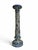Hollywood Regency Vintage Italian Polychrome Faience Ceramic Pedestal Column For Sale - Image 3 of 7