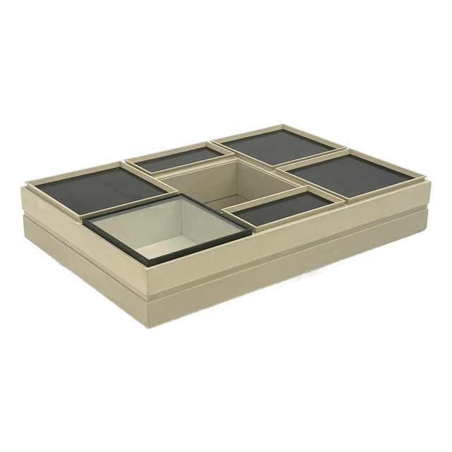 White Modular Coffee Table by Carlo Hauner for Forma, 1970s For Sale