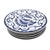 Blue Pottery Barn Anfora Puebla Blue Hand-Painted Dinner Plates, Set of 5 For Sale - Image 8 of 9