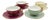 Vintage French Cups and Saucers from Limoges, 1929, Set of 4 For Sale