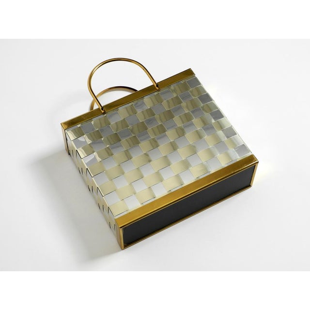 Postmodern Hollywood Regency Brass Magazine Rack, 1980s For Sale - Image 3 of 14