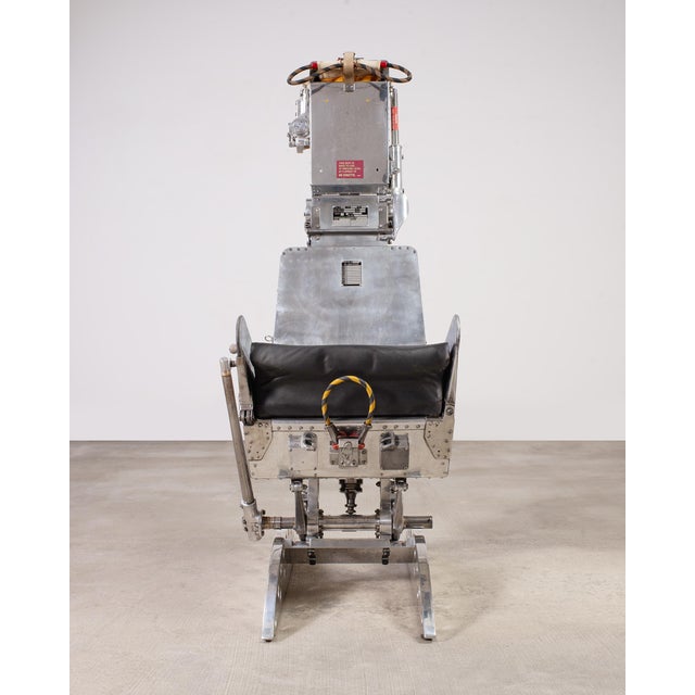 Martin-Baker Mk2 Ejection Seat, Polished Aluminum, Mid-Century Art For Sale - Image 11 of 18