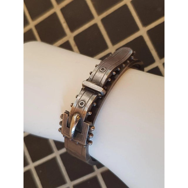 Art Deco Silver Bracelet in 925 Silver from Roberts & Dore, 1920s For Sale - Image 10 of 10