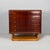 Italian Art Deco chest of drawers in wood and marble, 1930s Chest of drawers with rectangular white marble top with wooden...