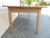Vintage French Light Oak Farm Table For Sale In San Francisco - Image 6 of 17