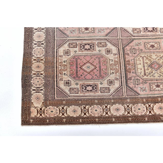 Textile Large Vintage Turkish Rug in Wool For Sale - Image 7 of 12