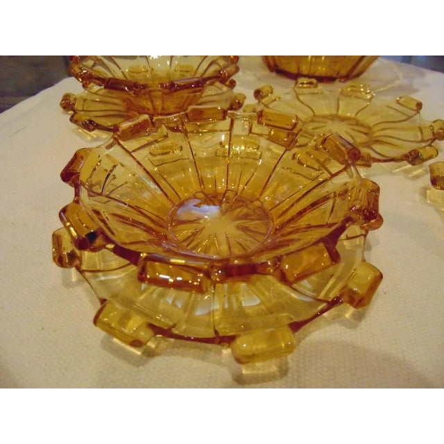 Art Deco Union Rosice Platter, Cups, Plates by Rudolf Schrotter, 1920s, Set of 8 For Sale - Image 3 of 7