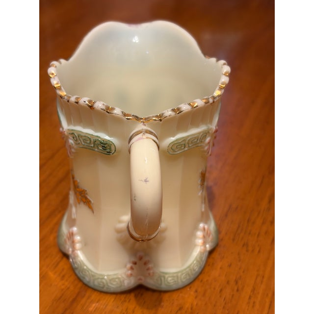 Early 20th Century Northwood Glass Company Custard Glass Table Set - Set of 3 For Sale - Image 11 of 18