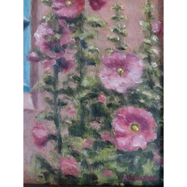 1990s "Casa De Suenos" Original Oil Painting by Andrea Gunning For Sale - Image 5 of 9