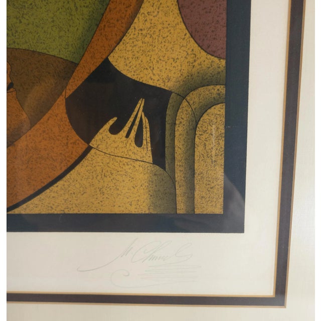 20th Century Cubist Modernist Lithograph Print by Mihail Chemiakin For Sale - Image 10 of 12