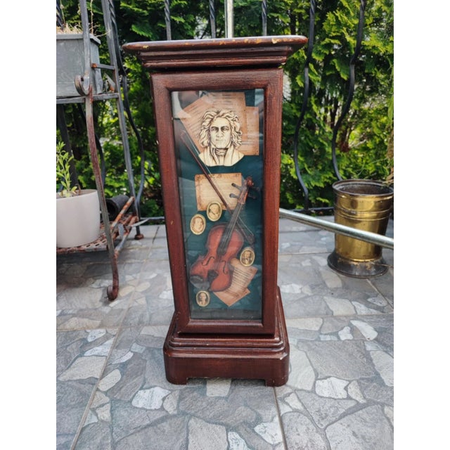 Wooden Cabinet with Violin, 1950s For Sale - Image 10 of 10