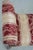 Chippendale Style Cherry Damask Upholstered Window Bench For Sale - Image 4 of 12