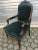 Old baroque throne chair - Beautiful, old, carved walnut armchair - Very good condition, wood and upholstery after...
