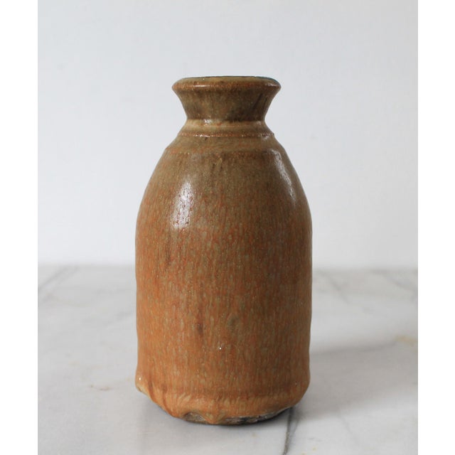 Mid 20th Century Vintage Studio Art Pottery Vase For Sale - Image 5 of 8