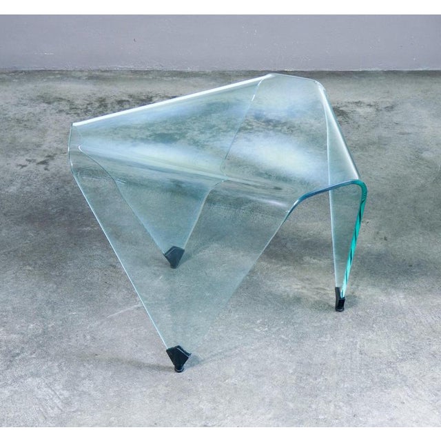 Triangolo Coffee Table in Crystal by Rimadesio For Sale - Image 4 of 14
