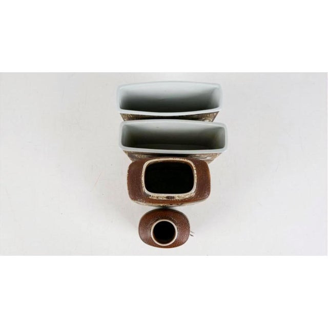 1960's Ceramic Vases by Nils Thorsson for Royal Copenhagen- Set of Four For Sale In Miami - Image 6 of 6