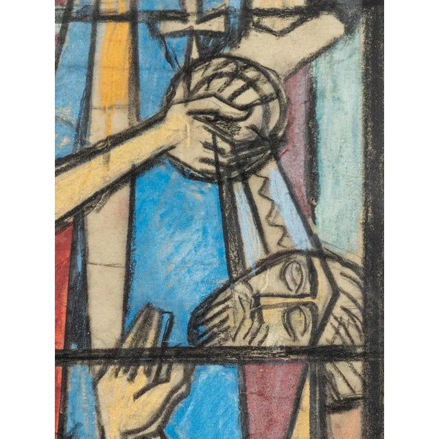 Paper Einar Forseth, Church Window, Colored Sketches on Paper, Set of 2 For Sale - Image 7 of 18