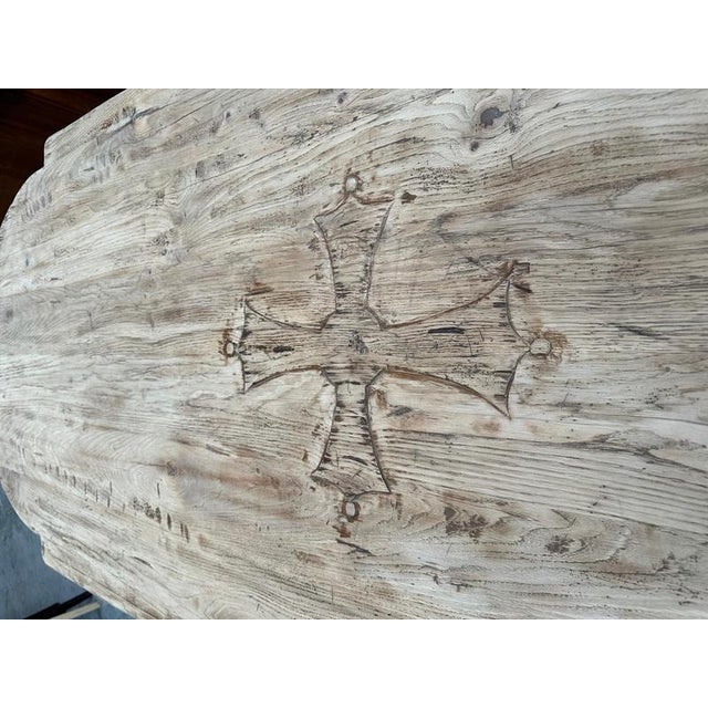 Wood Solid Oak Chateau Table For Sale - Image 7 of 16