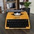 Dutch 10/50 Yellow Typewriter with Case from Sperry Remington, 1970s For Sale - Image 4 of 15