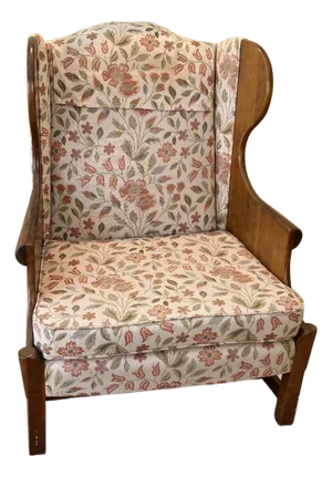Vintage "Connecticut Valley" Wingback Chair Attributed to Stickley