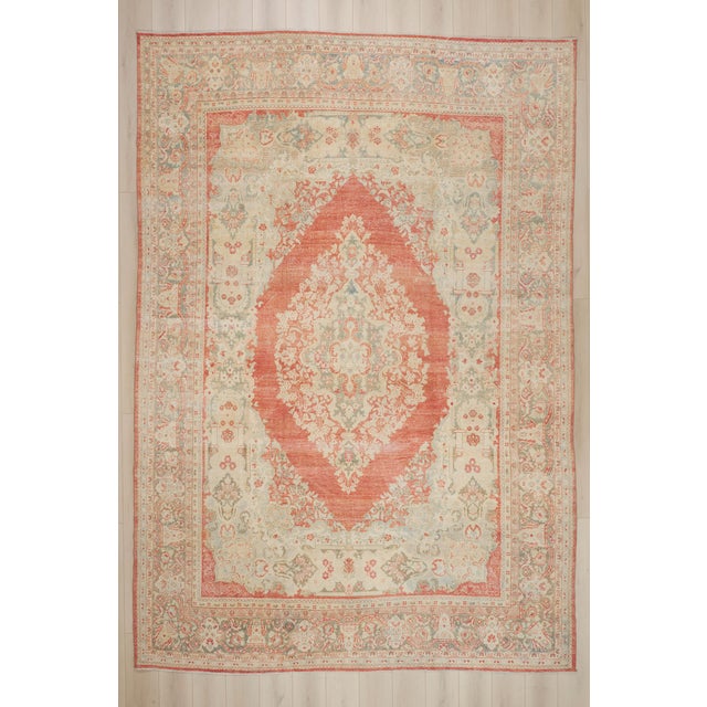 Vintage Persian Mahal Rug, 10'00 X 14'06 For Sale - Image 10 of 10