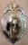 1920s Antique French Venetian Style Etched and Beveled Glass Wall Mirror Circa 1920s For Sale - Image 5 of 12