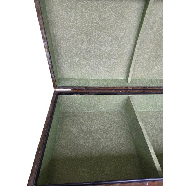 Vintage Asian Camphor Wood Trunk Coffee Table Blanket For Sale - Image 9 of 15