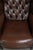 English Chesterfield Cowhide Wing Armchairs, Set of 2 For Sale - Image 6 of 12