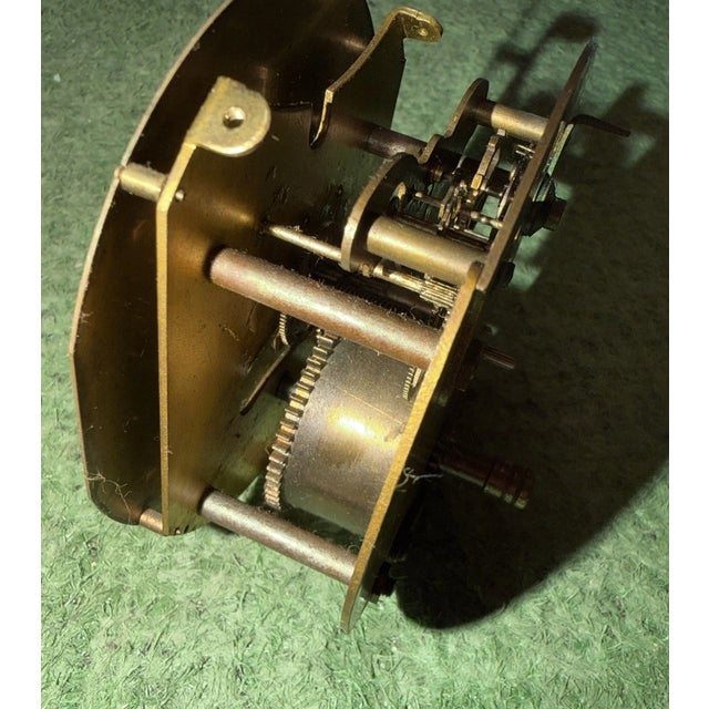 Auburn Antique English Advertising Desk or Mantel Clock - Whitaker Leeds Bricks For Sale - Image 8 of 12