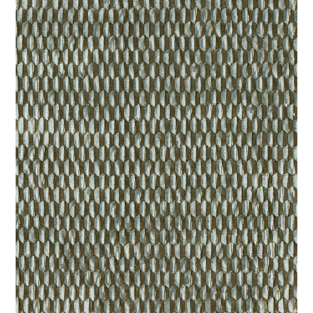 The House of Scalamandré Allegra Velvet Fabric, Mineral For Sale