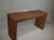 Mid century style solid walnut console . The rich walnut used to make this console is stunning. The console has clean...