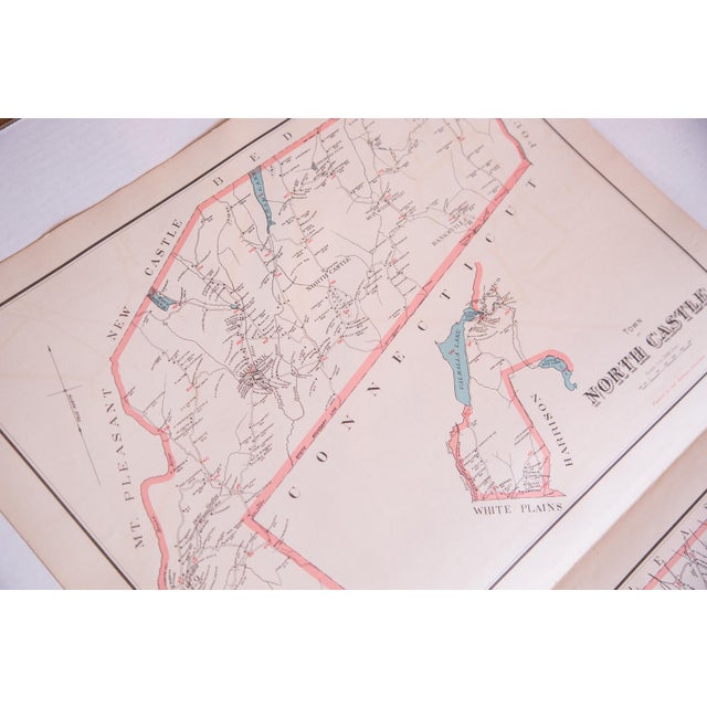 Antique North Castle & New Castle, New York Map Chairish