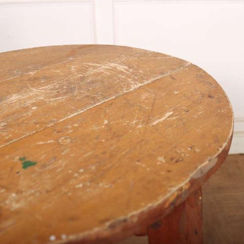 Brown Tall Original Painted Sculptors Stand, 1890s For Sale - Image 8 of 9