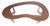 Oiled Walnut Boomerang Kidney Shape Glass Top Stretcher Base Coffee Table Mint! For Sale - Image 12 of 15