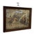 Vintage framed print titled "The Abduction of Pocahontas", reproduced after a painting by J.L.G. Ferris. The scene depicts...