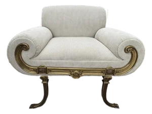 1940s Italian Modern Brass Chair