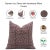 Fabdivine Handcrafted Thick Linen Pillow Cover With Block Prints 18x18 Inch- Ola Vrishti For Sale - Image 6 of 6
