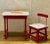 Italian Nursery School Desk with Chair, 1950s, Set of 2 For Sale - Image 4 of 9