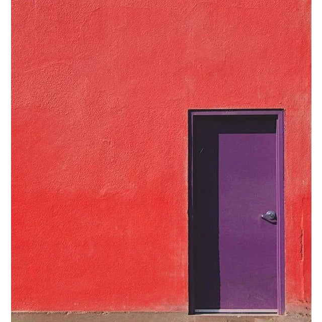 John C. Magee, Purple Door, Photographic Paper, in Flawless conditions. Designed from 2000 This piece has an attribution...