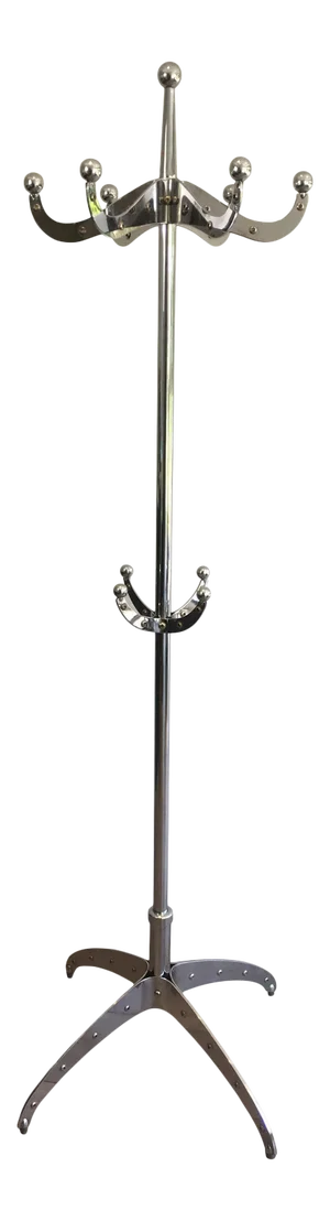 Yasuaki Sasamoto "Dulton" Askilik, Very Nice Design Chromed Coat Hanger
