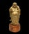 Dimensions: height 55 cm, base diameter 24 cm. An impressive Japanese wooden sculpture of Hotei, one of Japan’s Seven...