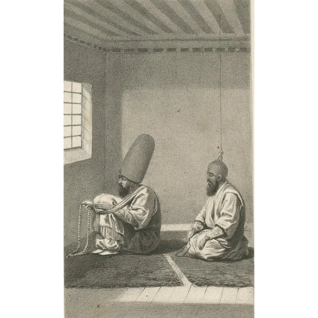 Mid 19th Century Emrik & Binger, Islamic Sufi Ritual, 1863, Lithograph on Paper For Sale - Image 5 of 10