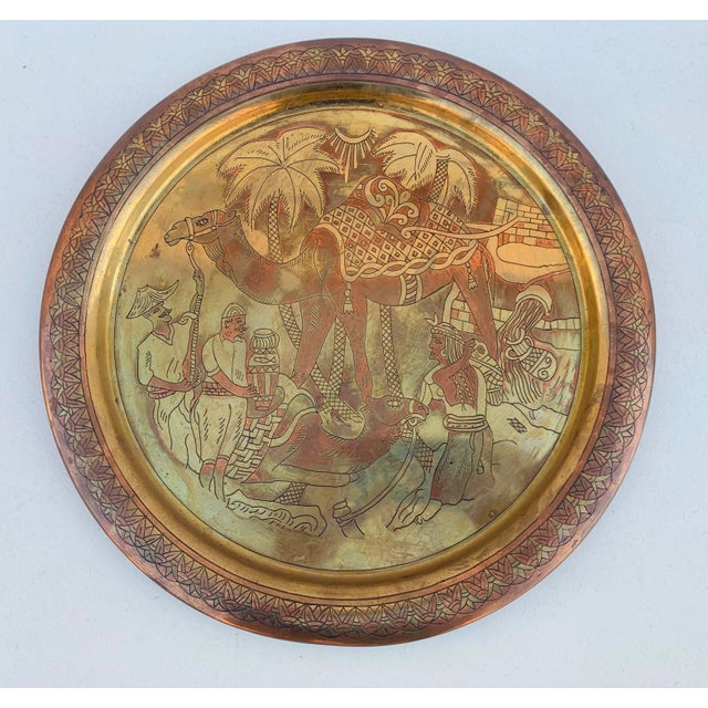 1920s 1920s Trays From the Ancient Egyptian Middle Eastern Heritage - a Pair For Sale - Image 5 of 12